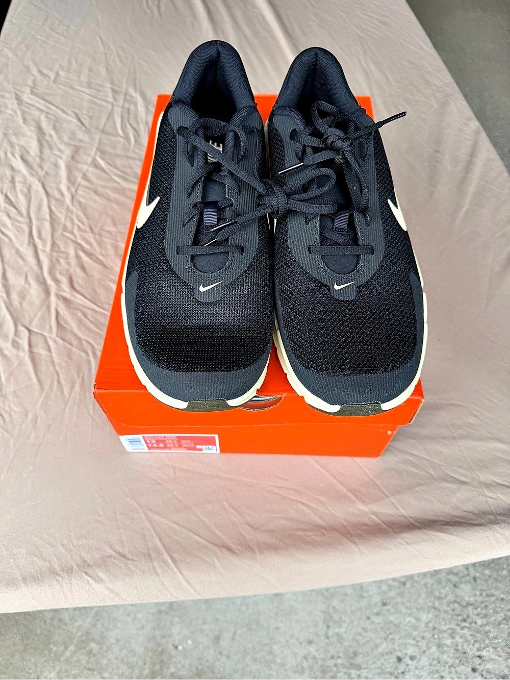 Nike Flex Train Athletic Shoes Black & White US 13